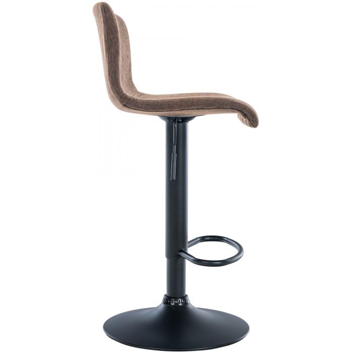 Barhocker HLO-CP20 Stoff B ~ braun