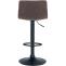Barhocker HLO-CP20 Stoff B ~ braun