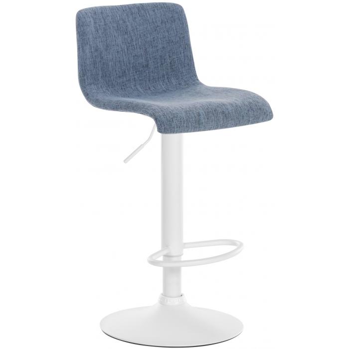 Barhocker HLO-CP20 Stoff W ~ blau