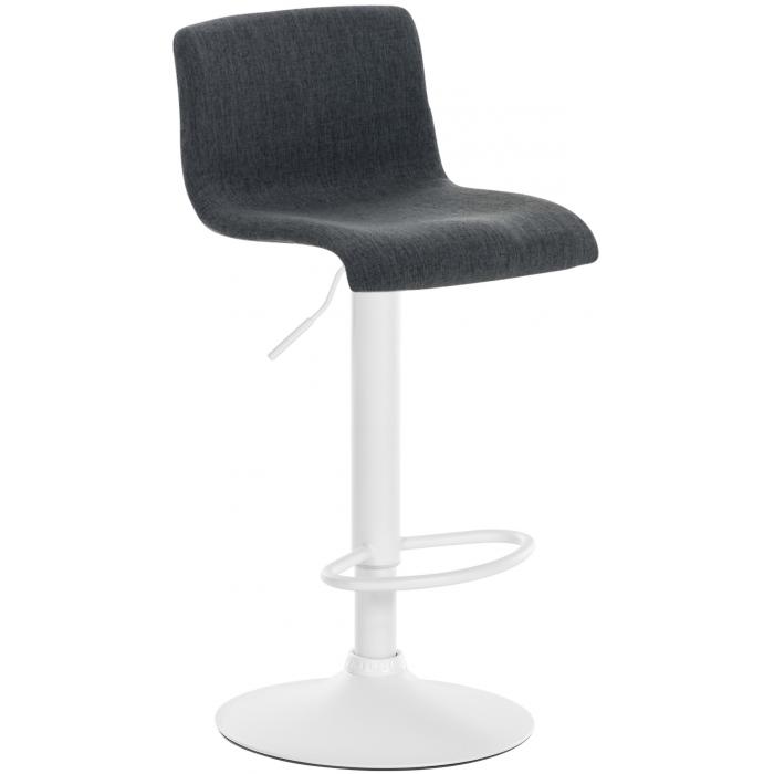 Barhocker HLO-CP20 Stoff W ~ dunkelgrau