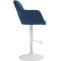 Barhocker HLO-CP329 Samt wei ~ blau