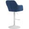 Barhocker HLO-CP329 Samt wei ~ blau
