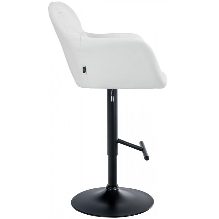 Barhocker HLO-CP328 Kunstleder schwarz ~ weiß