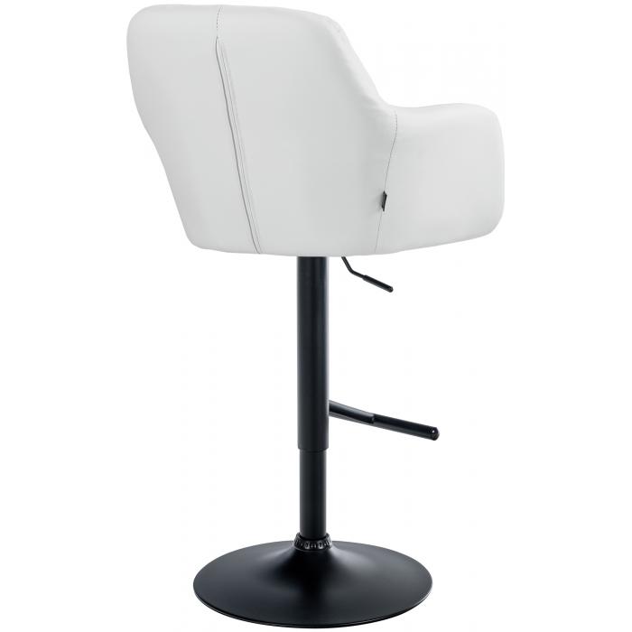 Barhocker HLO-CP328 Kunstleder schwarz ~ weiß