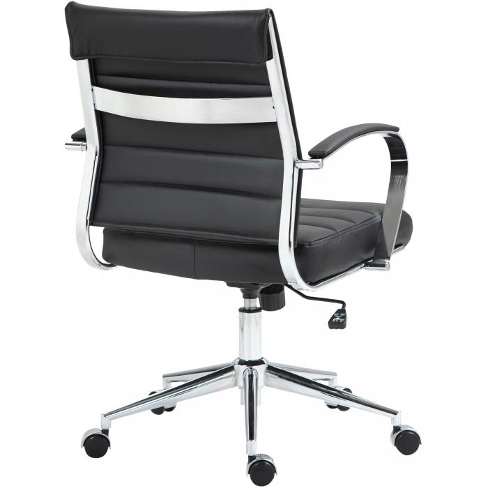 Brostuhl HLO-CP167 Echtleder ~ schwarz