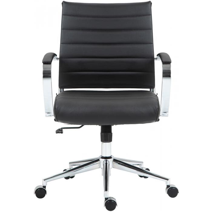 Brostuhl HLO-CP167 Echtleder ~ schwarz