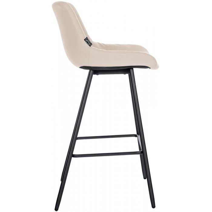 Barhocker HLO-CP335 Kunstleder ~ creme