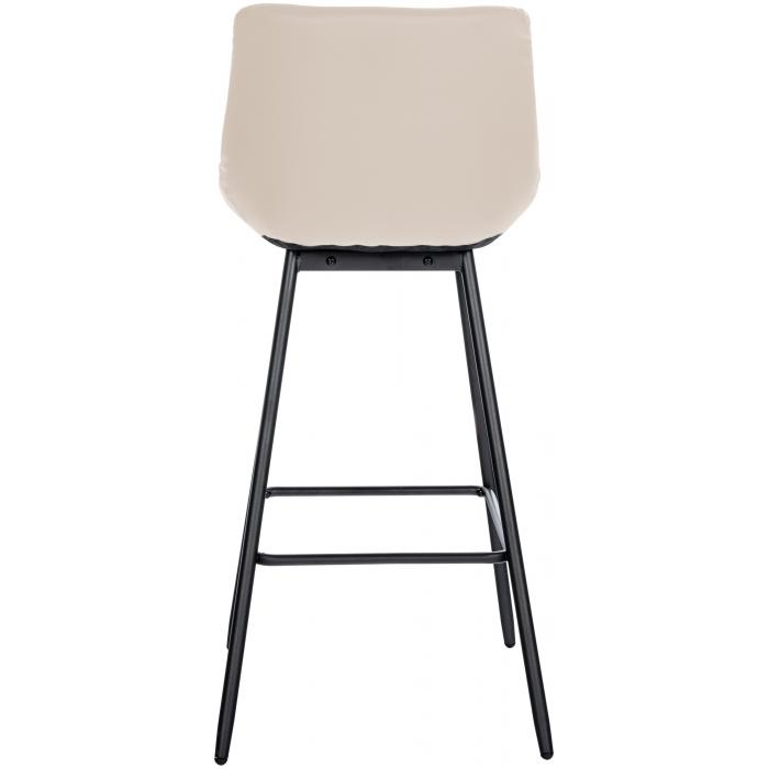 Barhocker HLO-CP335 Kunstleder ~ creme