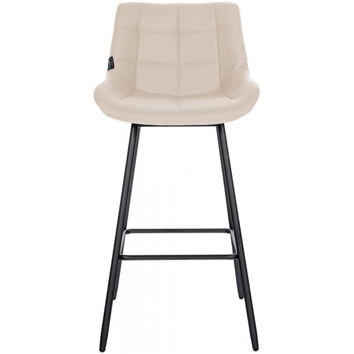 Barhocker HLO-CP335 Kunstleder ~ creme