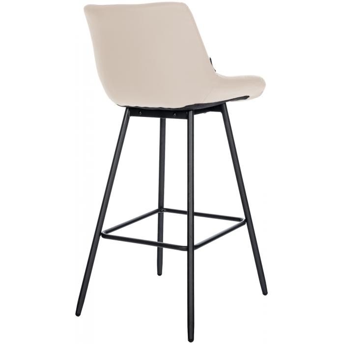 Barhocker HLO-CP335 Kunstleder ~ creme