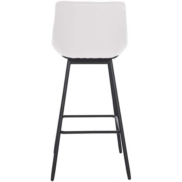 Barhocker HLO-CP335 Kunstleder ~ wei