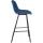 Barhocker HLO-CP336 Samt ~ blau