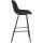 Barhocker HLO-CP336 Samt ~ schwarz