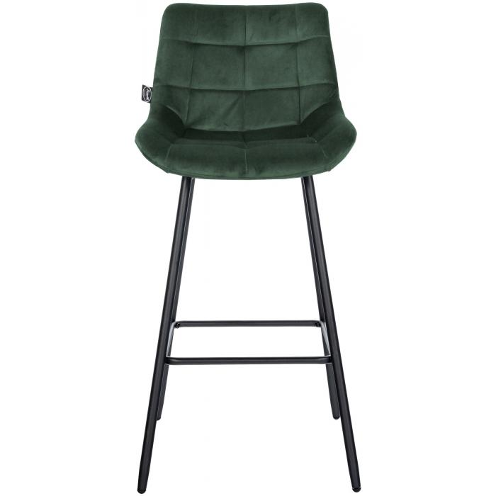 Barhocker HLO-CP336 Samt ~ dunkelgrn