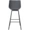 Barhocker HLO-CP335 Schwenkbar Kunstleder ~ grau
