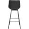 Barhocker HLO-CP335 Schwenkbar Kunstleder ~ schwarz