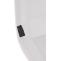 Barhocker HLO-CP335 Schwenkbar Kunstleder ~ wei