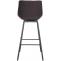 Barhocker HLO-CP335 Schwenkbar Kunstleder ~ braun