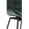 Barhocker HLO-CP336 Schwenkbar Samt ~ dunkelgrn