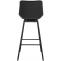 Barhocker HLO-CP336 Schwenkbar Samt ~ schwarz