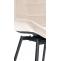 Barhocker HLO-CP336 Schwenkbar Samt ~ creme