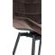 Barhocker HLO-CP336 Schwenkbar Samt ~ braun