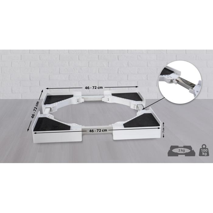 Verbindungsrahmen fr Waschmaschine HLO-CP5 ~ wei
