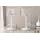 Barhocker HLO-CP24 Stoff wei ~ creme