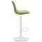 Barhocker HLO-CP24 Stoff wei ~ grn