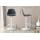 Barhocker HLO-CP24 Kunstleder wei ~ schwarz