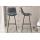 Barhocker HLO-CP250 Stoff ~ dunkelgrau