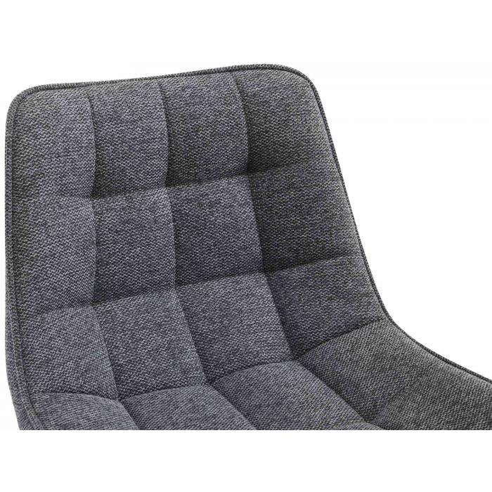 Barhocker HLO-CP250 Stoff ~ dunkelgrau