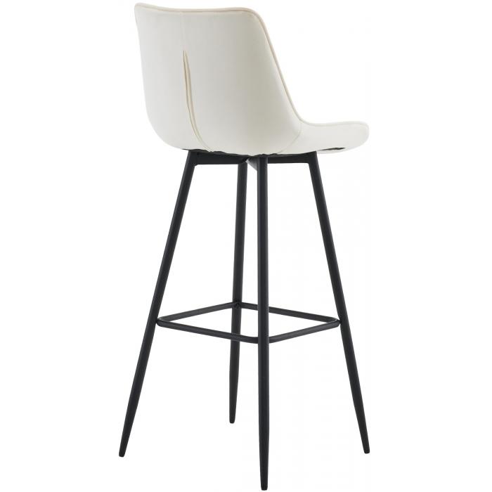 Barhocker HLO-CP249 Samt ~ creme