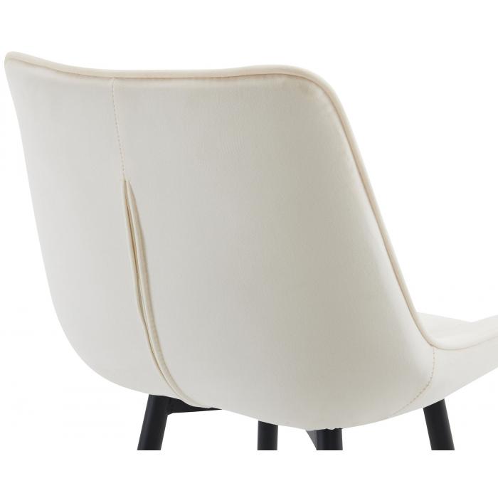 Barhocker HLO-CP249 Samt ~ creme