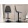 Barhocker HLO-CP317 Stoff B ~ dunkelgrau
