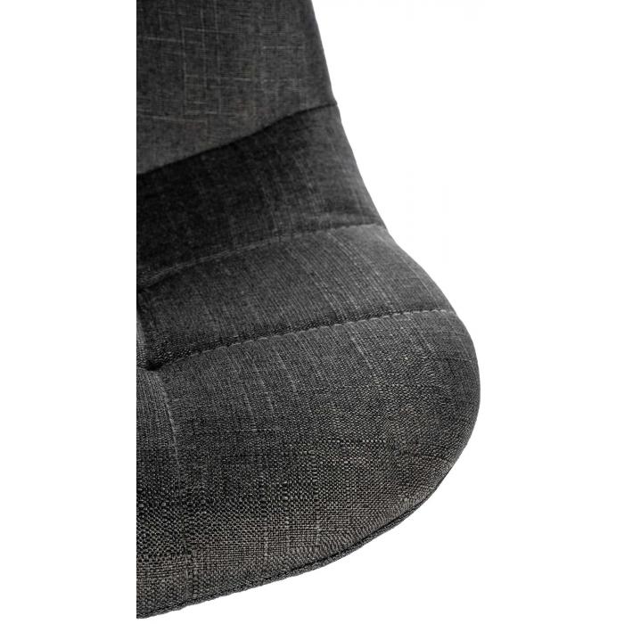 Barhocker HLO-CP317 Stoff B ~ dunkelgrau