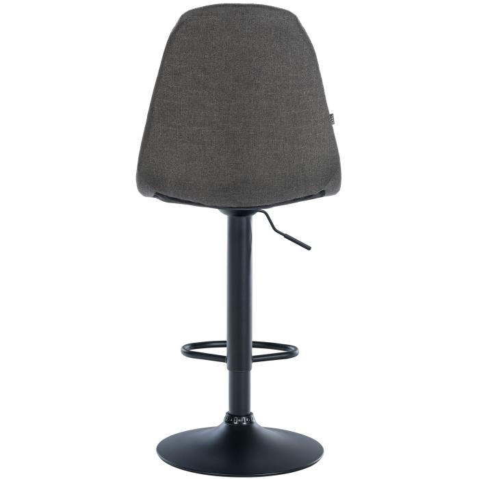Barhocker HLO-CP317 Stoff B ~ dunkelgrau