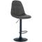 Barhocker HLO-CP317 Stoff B ~ dunkelgrau