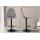 Barhocker HLO-CP317 Stoff B ~ grau