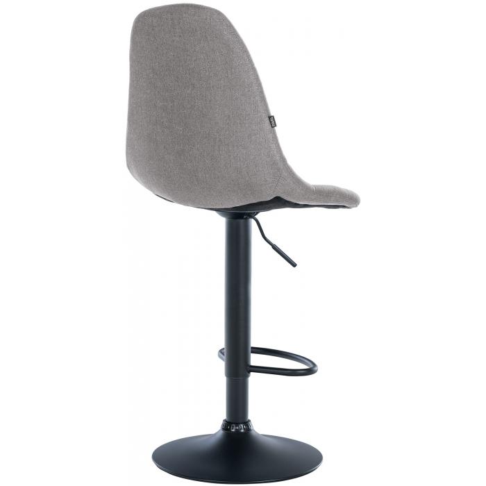 Barhocker HLO-CP317 Stoff B ~ grau