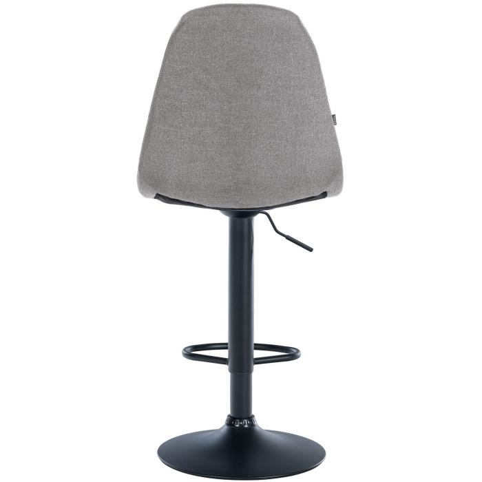 Barhocker HLO-CP317 Stoff B ~ grau