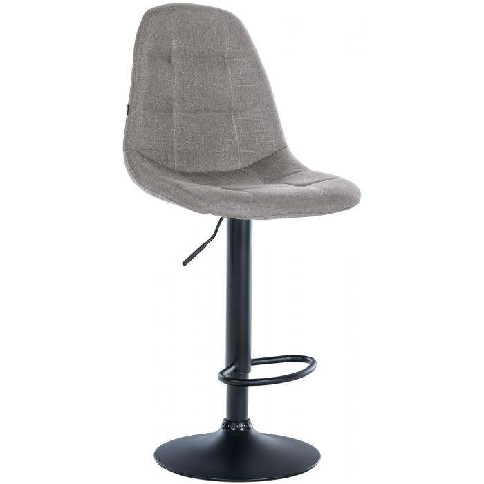Barhocker HLO-CP317 Stoff B ~ grau