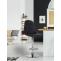 Barhocker HLO-CP317 Stoff C ~ schwarz