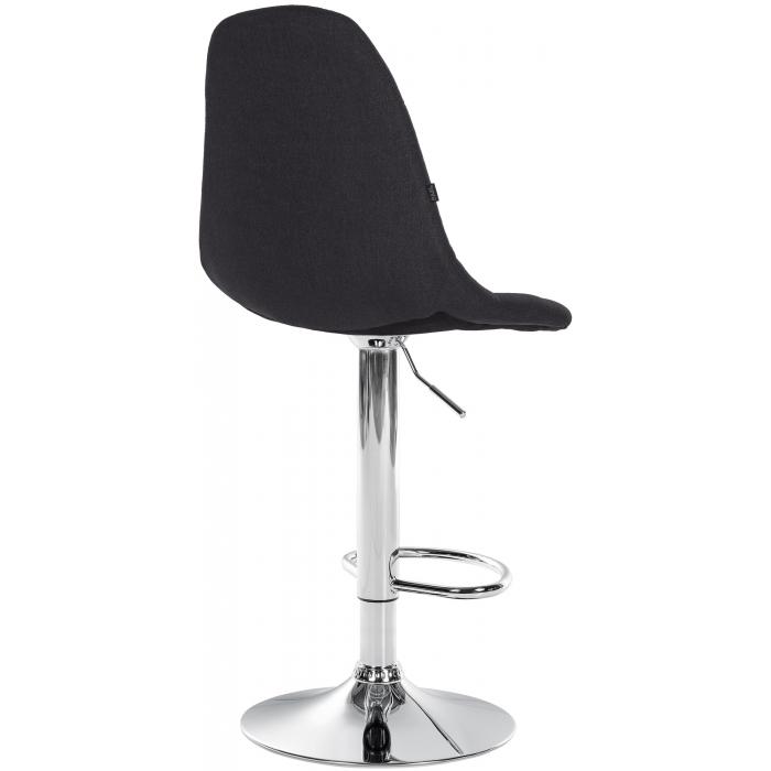Barhocker HLO-CP317 Stoff C ~ schwarz