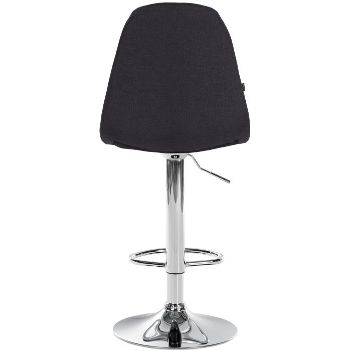 Barhocker HLO-CP317 Stoff C ~ schwarz