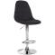 Barhocker HLO-CP317 Stoff C ~ schwarz