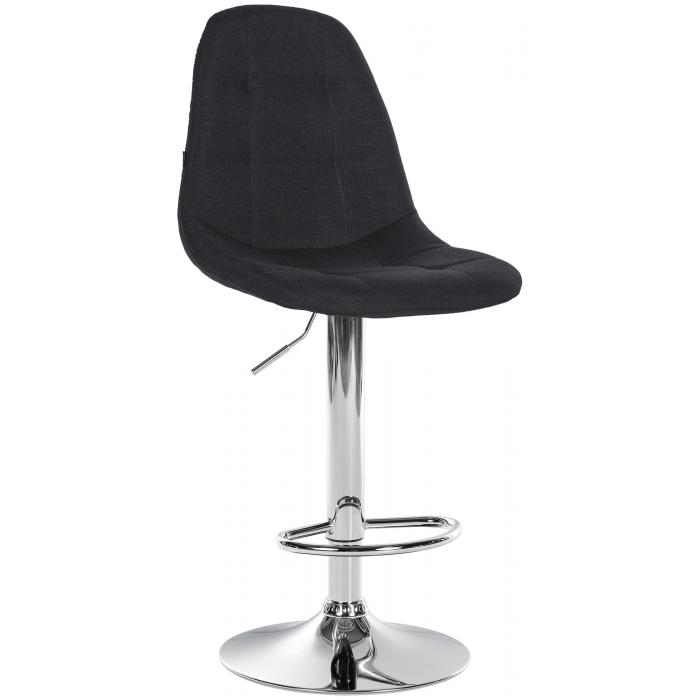 Barhocker HLO-CP317 Stoff C ~ schwarz