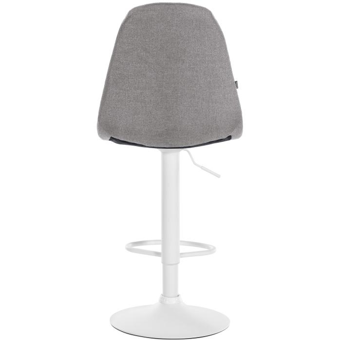 Barhocker HLO-CP317 Stoff W ~ grau