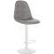 Barhocker HLO-CP317 Stoff W ~ grau