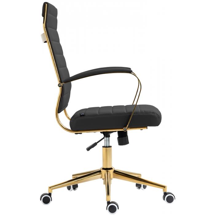 Brostuhl HLO-CP174 Kunstleder ~ schwarz